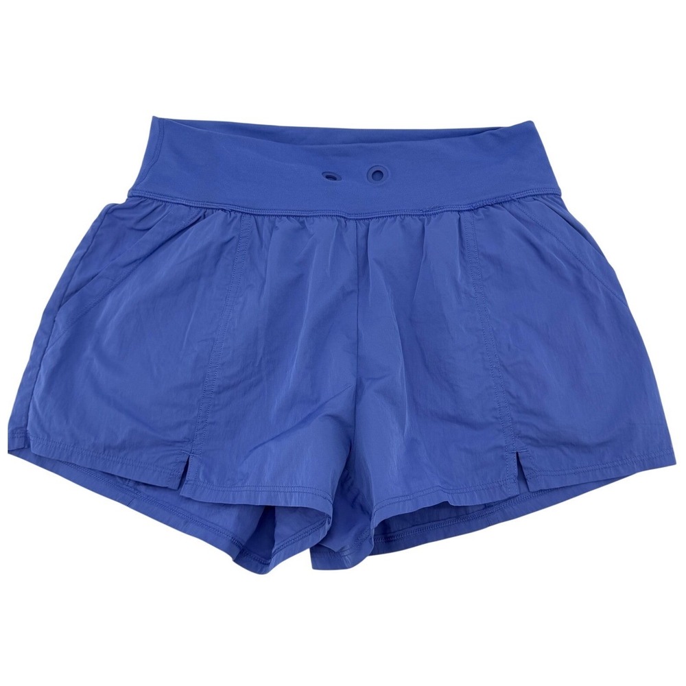 OFFLINE by Aerie Hugger Shorts Womens Small Blue Running Activewear High Rise